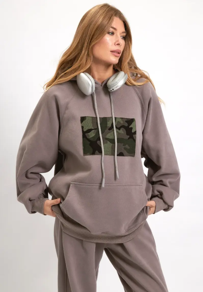 Костюм спортивный Camo Essence глицин от Army of Girls Костюм спортивный Camo Essence глицин брендовая одежда